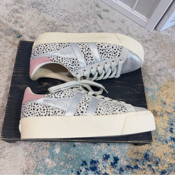 GOLA Classics Orchid Platform Tropic Sneaker Animal Print Pony Hair Size 5 - Picture 8 of 11